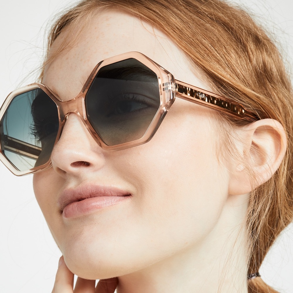 Chloe Willow Octagonal Sunglasses - image 2